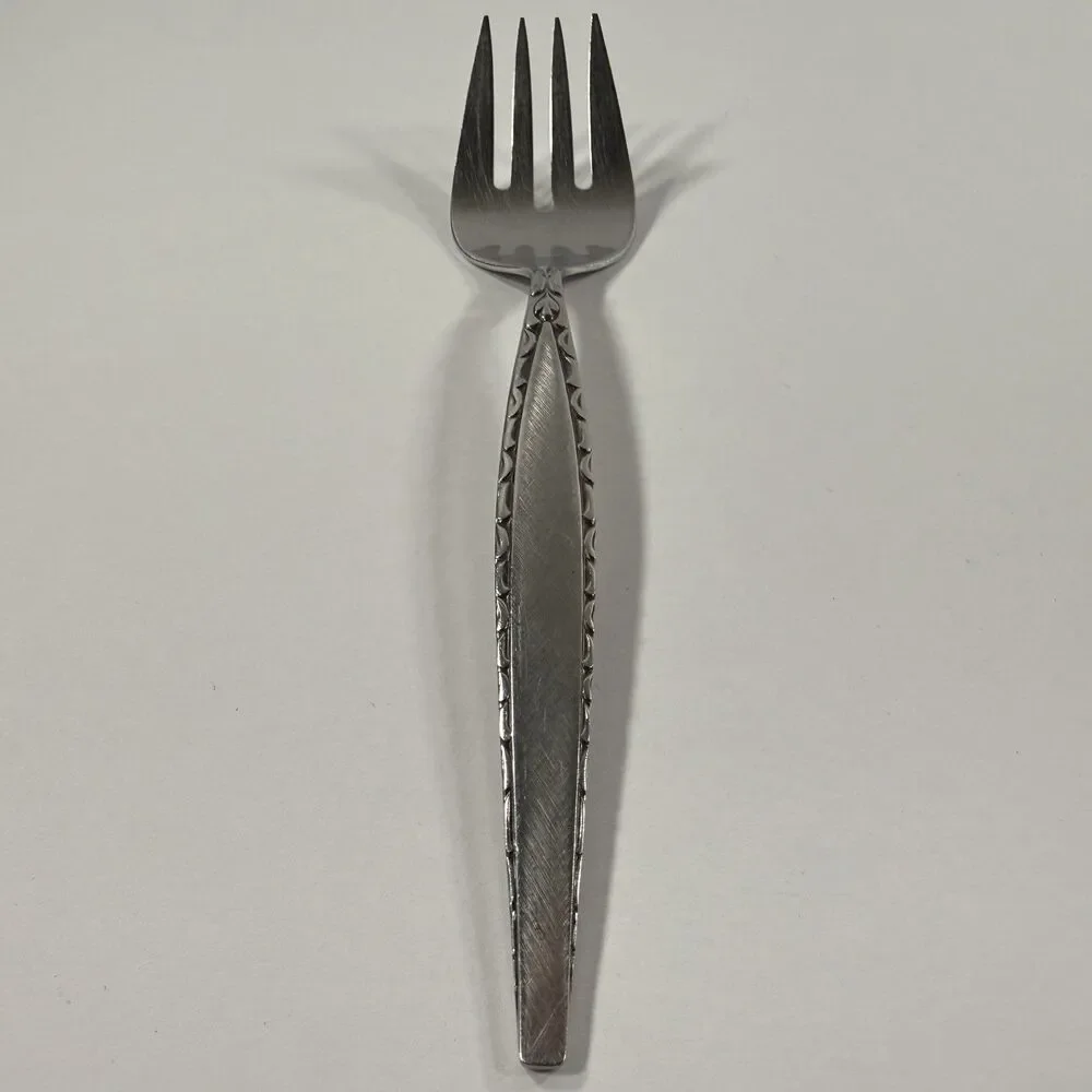 Oneida Venetia 3 Serving Pieces Gravy Fork Community Stainless Flatware Vintage